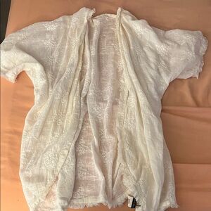 Lucky brand shawl-cream/off white